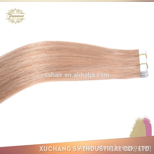 hot new products for 2015 Hot hair factory price best selling veriour texture and color double sided tape hair extensions